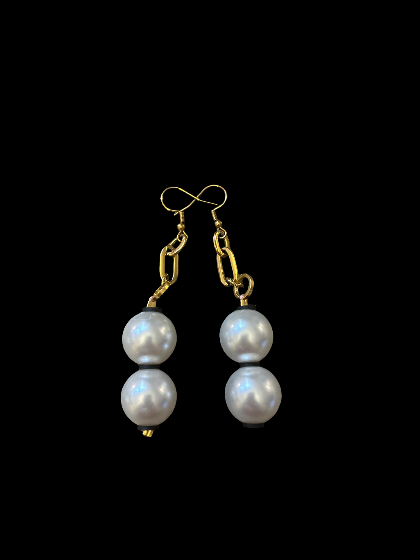 Parure perles en verre